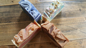 4 Bars Olive Oil Cold Process Soap (Choose Your Scent)