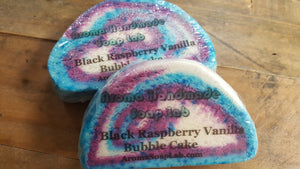 Black Raspberry Vanilla Bubble Bar  5 oz