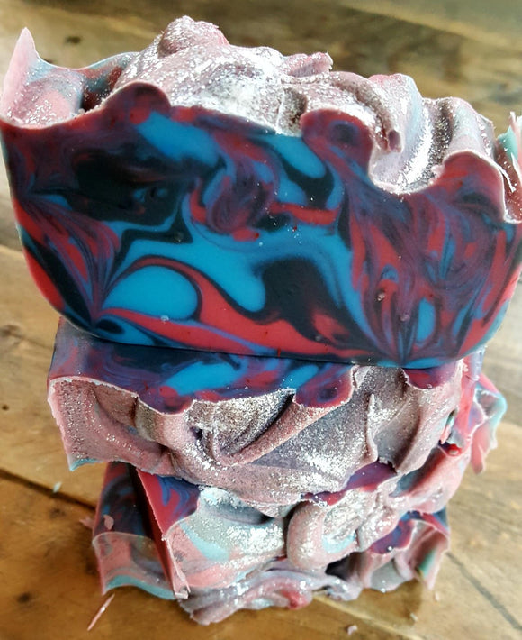 Black Raspberry Vanilla Olive Oil Soap 5 oz
