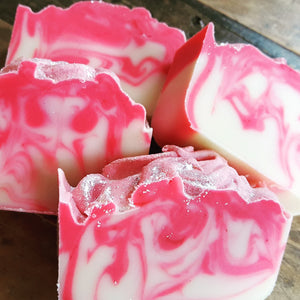Candy Cane Olive Oil Soap 5 oz