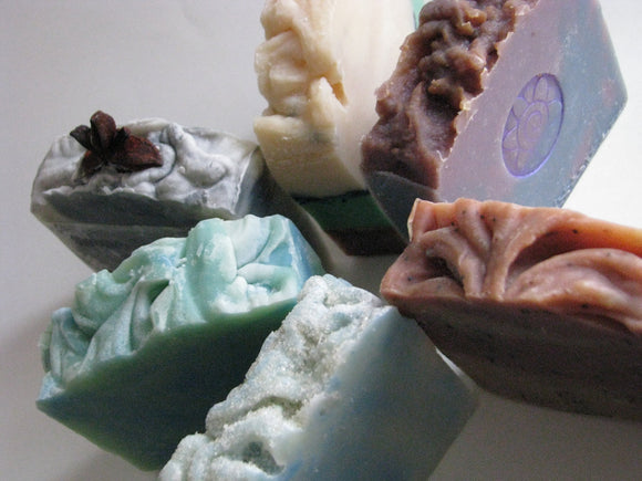 6 Bars Olive Oil Soaps (Choose Your Scent)