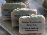 Cedar & Saffron Olive Oil Soap