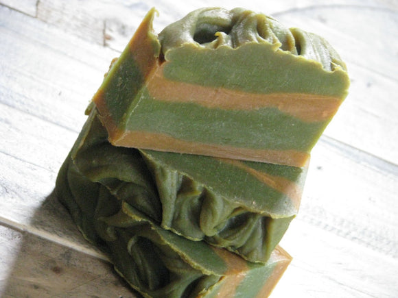 Cedar & Saffron Olive Oil Soap
